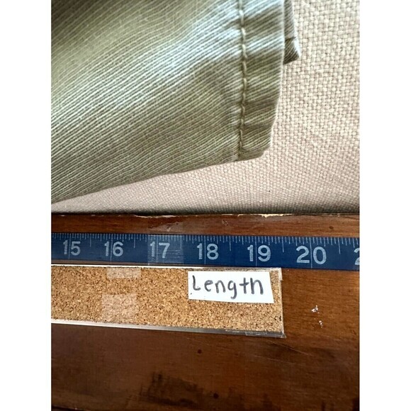 VANS Mid Rise Flat Front Chino Shorts Mens Size 28 Brown Slash Pocket - Picture 9 of 16